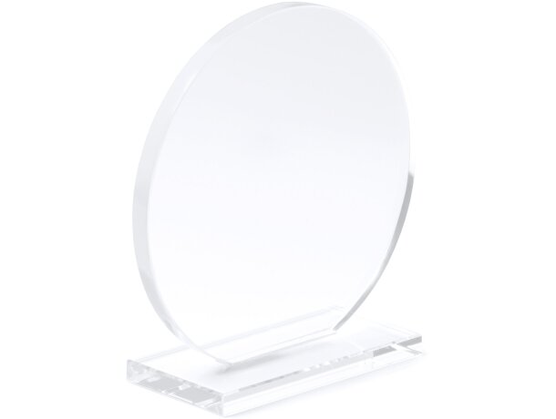 Trofeo Venki de cristal transparente con grabado personalizado Transparente detalle 3