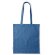 Bolsa de la compra asas largas de algodón orgánico 140 g/m2 Bondy Azul riviera