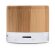 Altavoz publicitario de bambú con función radio fm y bluetooth