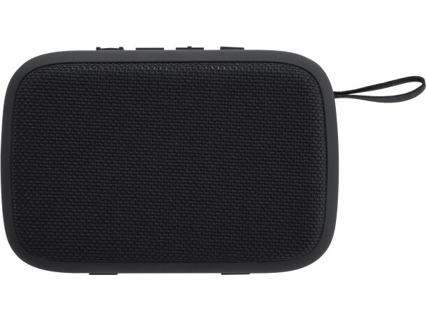 Altavoces inalámbrico de goma bicolor Armin Negro detalle 7