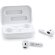 Auriculares inalámbricos de plástico Ferry Blanco detalle 4
