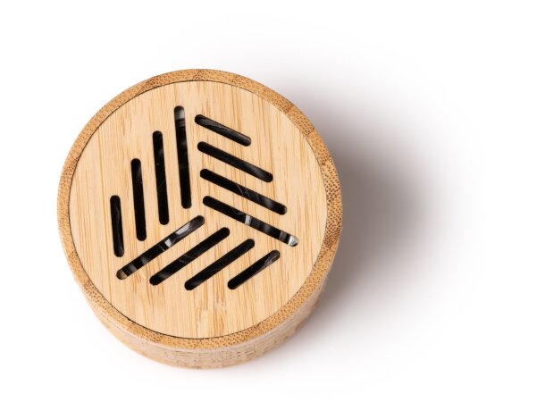 Altavoces con detalles en madera Trigox Crudo detalle 2