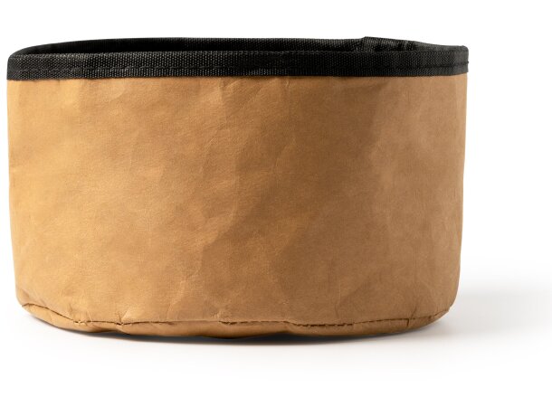 Comedero 1300 ml poliéster reciclado Muntok tamaño grande Crudo detalle 2