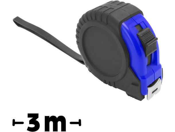 Flexometro de plástico detalles en goma 3 m Blanco detalle 3