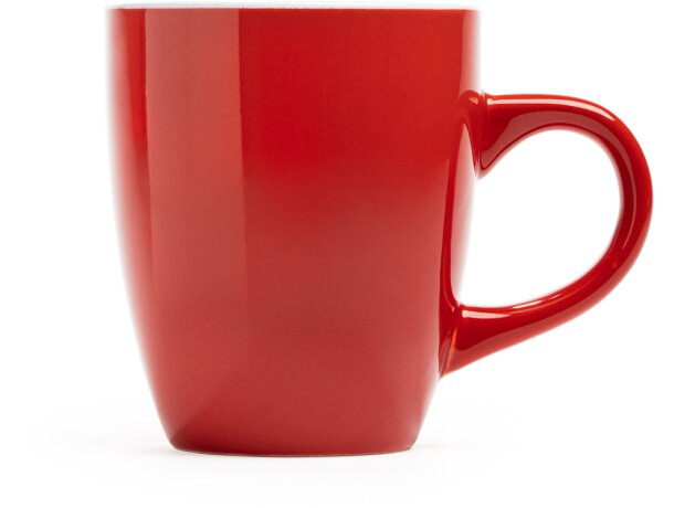 Tazas baratas en variados colores en cerámica Nolo Rojo detalle 20