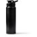Bidón Raiden de aluminio reciclado 800ml con tapa rosca Negro