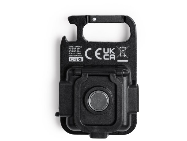 Linterna led Larson recargable usb con abridor integrado Negro detalle 1
