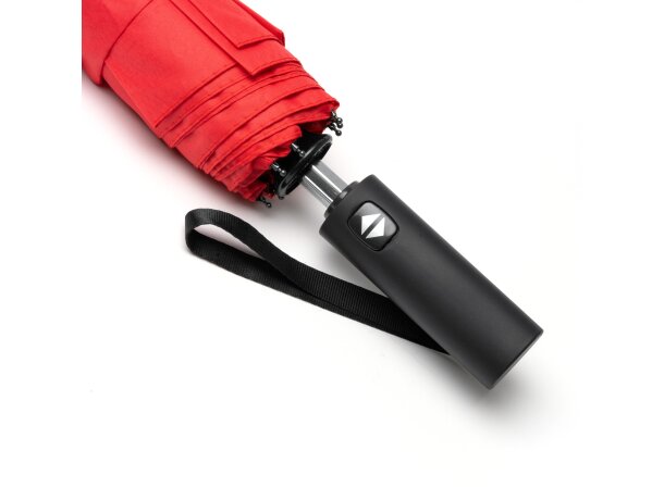 Paraguas Leyka plegable automático tejido pongee 190T 97cm Negro detalle 2