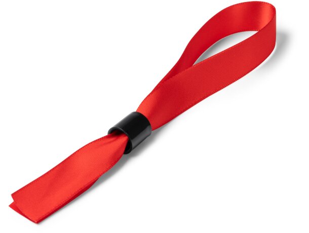 Pulsera RAVE de poliéster con cierre de seguridad para eventos Blanco detalle 4