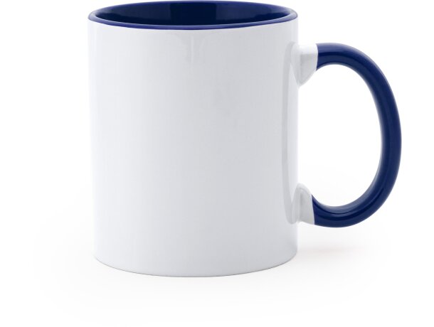 Taza sublimacion MANGO Blanco/royal detalle 13