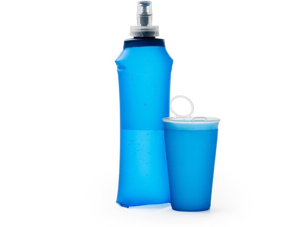 Vaso de plástico plegable de tpu 230ml Track Blanco detalle 2