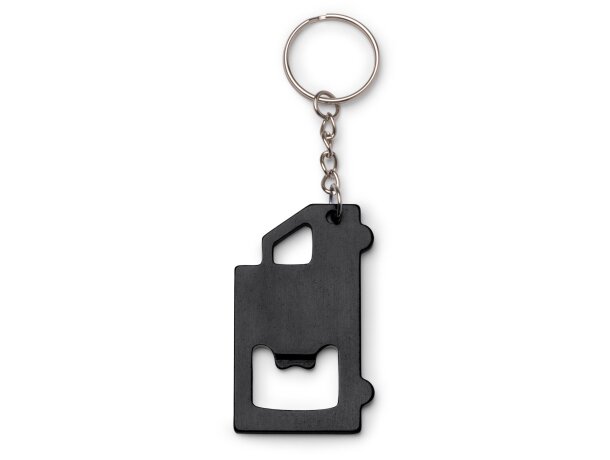 Llavero abridor Tolvak de aluminio con diseño de camión Negro detalle 3