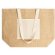 Bolsa yute con bolsillo frontal algodón natural Gavia