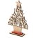 árbol de navidad con mensaje desmontable de madera Madera detalle 1