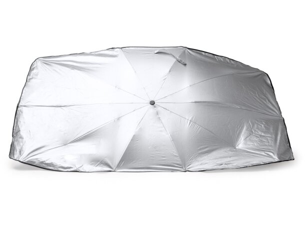 Parasol de coche diseño de paraguas poliéster Nolax Negro detalle 1