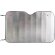 Parasol coche Batur negro aluminio burbuja doble cara 130x80cm Negro detalle 3