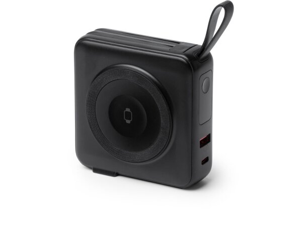 Batería externa Fremont 10000 mAh con carga inalámbrica 15W Blanco detalle 3