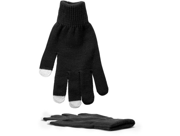 Guantes táctiles Zeland de acrílico para usar dispositivos móviles Rojo detalle 8