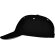 Gorras béisbol cierre velcro de algodón 260 g/m2 Panel Negro detalle 11