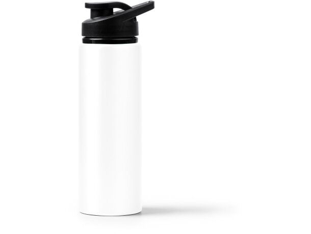 Bidón Raiden de aluminio reciclado 800ml con tapa rosca Blanco detalle 4