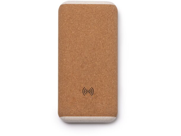 Powerbank personalizado de corcho 10000 mah Rotox Crudo detalle 4