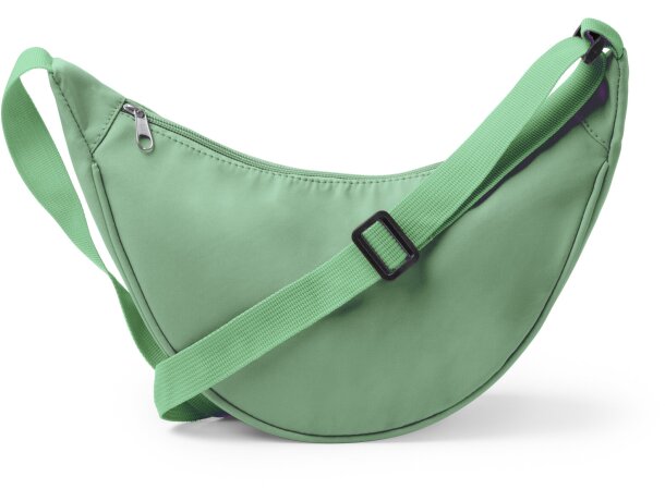 Bolso bandolera Elena en nylon reciclado repelente al agua Negro detalle 4