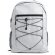 Mochila deportiva personalizada 600D acolchada compartimento frontal blanca