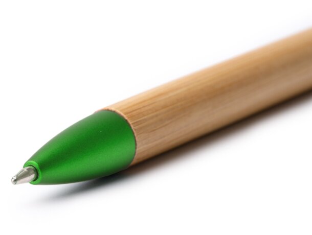 Bolígrafo bambú Vilon con puntero táctil y carga jumbo Negro detalle 1