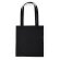 Bolsas de algodón personalizadas de asas largas reforzadas a color 105 g/m2 Negro detalle 7