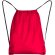 Mochila de cuerdas de poliéster 210D multiusos 70 g/m2 Rojo detalle 12