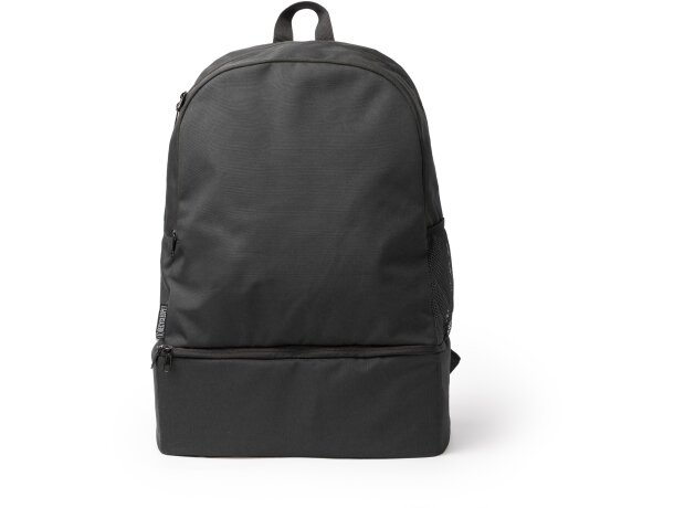 Mochila Cambel RPET con compartimento zapatillero y 37L Negro detalle 5