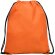 Mochila de cuerdas diversos colores non woven 80 g/m2 Calao Naranja