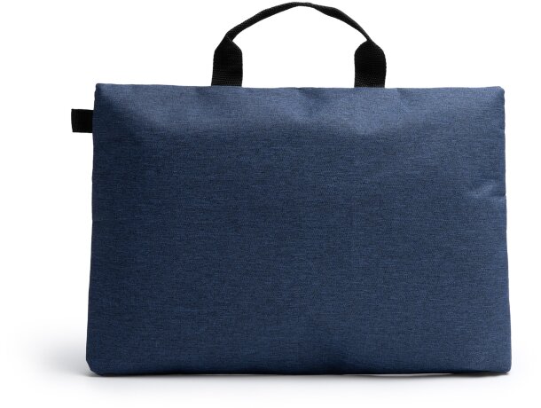 Portadocumentos Draper de poliéster reciclado con cremallera Negro detalle 3