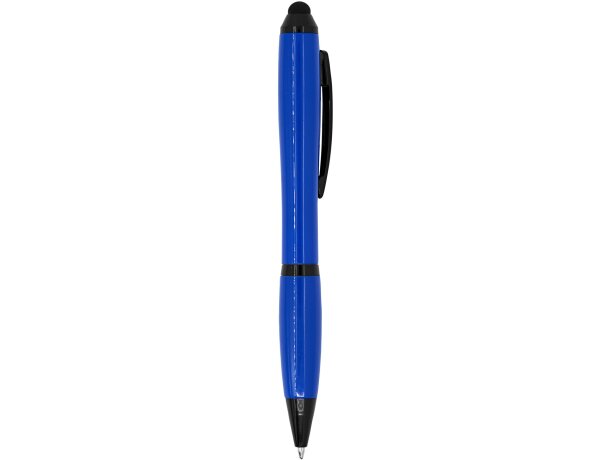 Bolígrafos con puntero táctil giratorio de plástico tinta azul Taiga Royal detalle 7