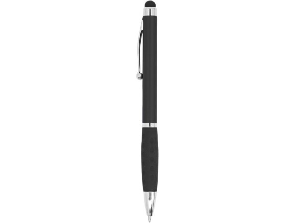 Bolígrafo con puntero táctil original de plástico metalizado tinta azul Semenic Negro detalle 5
