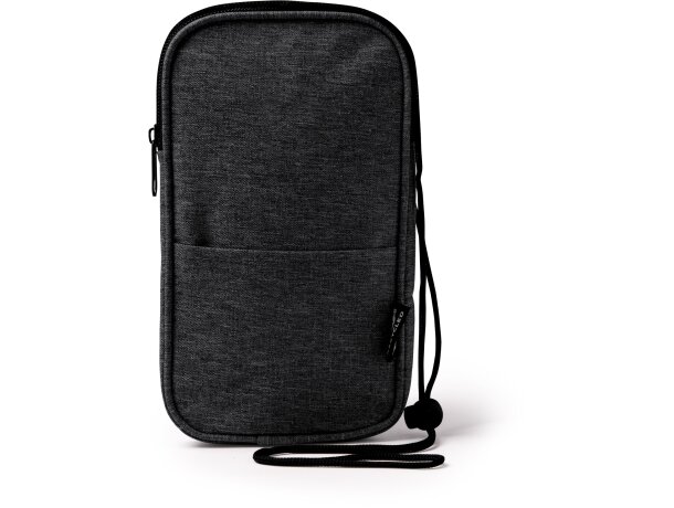 Portamóvil en poliester reciclado rPET Suiper Negro detalle 4