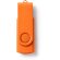 USB giratorio 8GB serigrafiado corporativo Riot naranja