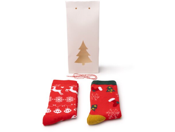 Set calcetines Frizer con caja de regalo personalizable Blanco detalle 5