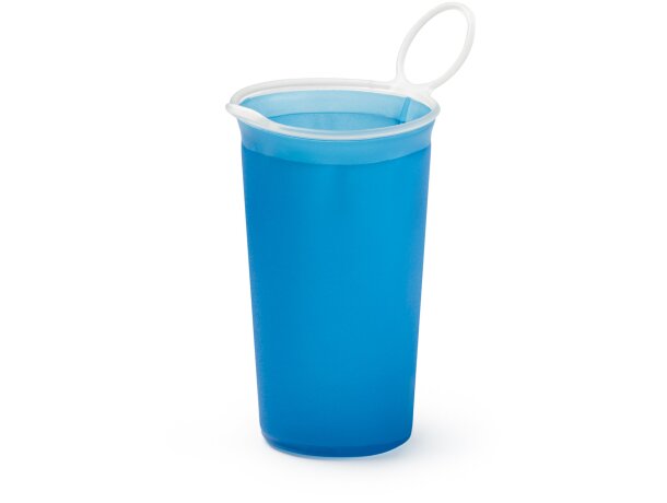 Vaso de plástico plegable de tpu 230ml Track Blanco detalle 5