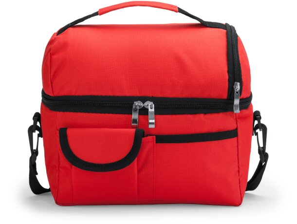 Bolsas térmicas poliéster Grulla urbana Rojo detalle 7