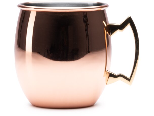 Taza térmica Keila acero inoxidable cobre con asa dorada 500 ml Cobre detalle 4