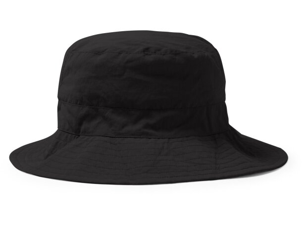 Gorro Lagos microfibra resistente al agua con bolsillo Negro detalle 7