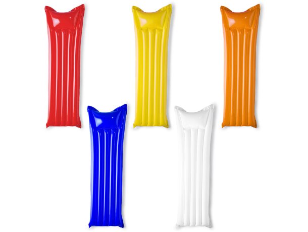 Colchoneta inflable Pembra de PVC para adulto Blanco detalle 3