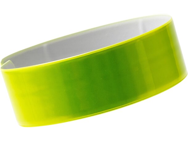 Pulsera reflectante Yuma autoajustable amarillo fluor Amarillo fluor detalle 2