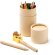 Set con ceras y lápices de colores en estuche de tubo para Waldo Crudo detalle 4