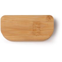 Pastillero bambú tres compartimentos cierre magnético