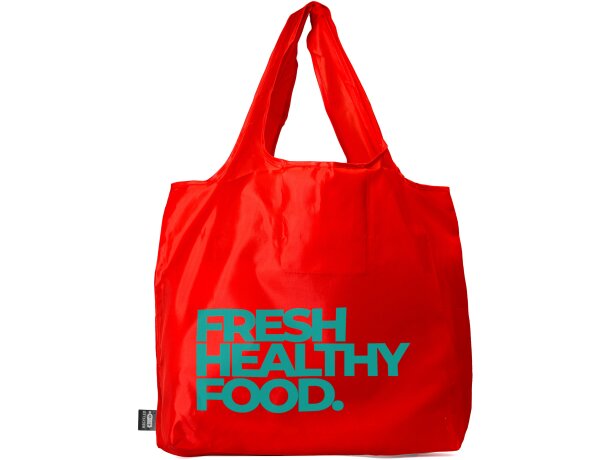 Bolsa de la compra promocional rPET 190T Pantala Blanco detalle 1