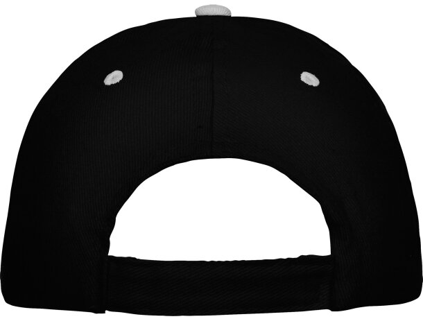 Gorras béisbol cierre velcro de algodón 260 g/m2 Panel Negro detalle 10