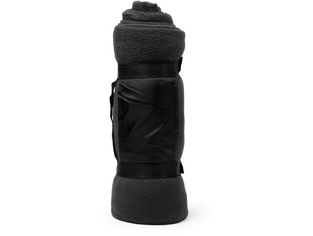 Manta polar poliéster 200 g/m2 Daneris Negro detalle 4