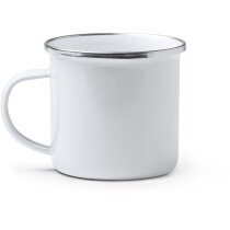 Taza metálica esmaltada Cardif estilo vintage 380ml